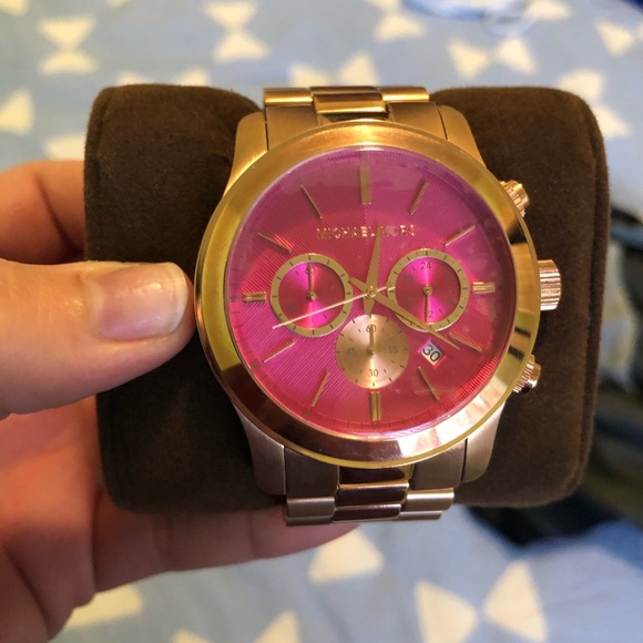✨ NWOT Oversized MK Rose Gold watch ✨ - Picture 1 of 4